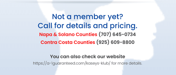 Phone Numbers - Napa, Solano & Contra Costa Counties