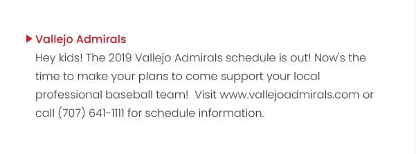 Vallejo Admirals 2019
