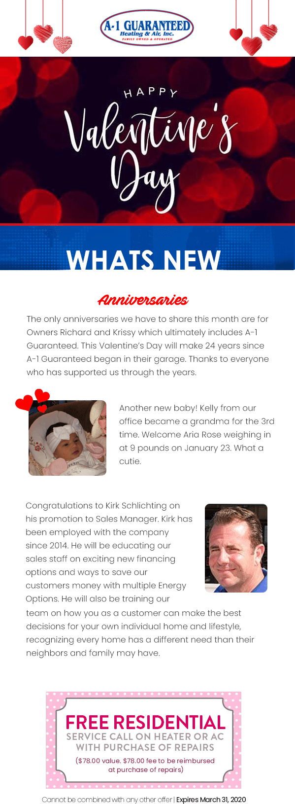 Infographic for February 2020 Newsletter