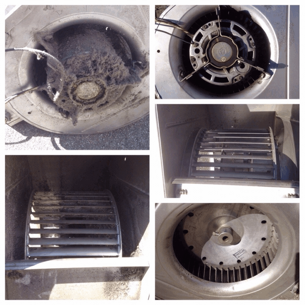 Before and After Maintenance image collage